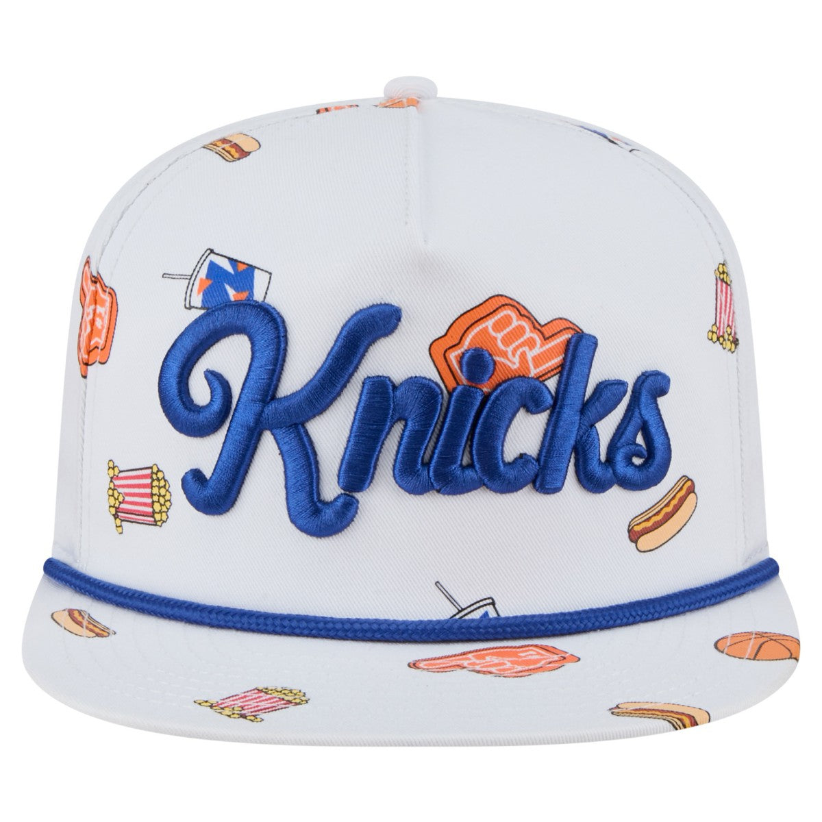 New York Knicks Team Cheer Rope 19TWENTY Adjustable Hat White