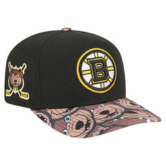 NHL Boston Bruins New Era Mascot Visor 9SEVENTY Adjustable Hat - Black