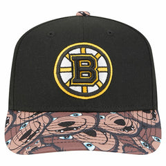 NHL Boston Bruins New Era Mascot Visor 9SEVENTY Adjustable Hat - Black