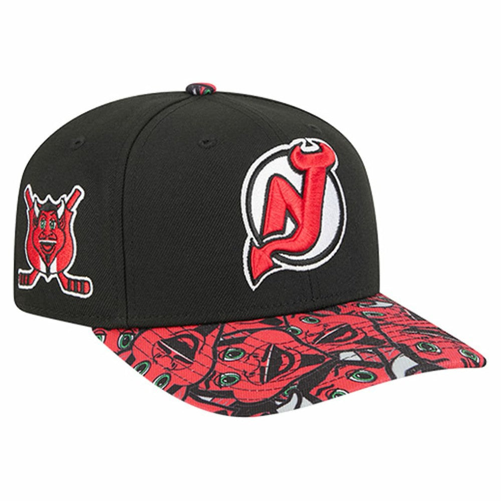 NHL New Jersey Devils New Era Mascot Visor 9SEVENTY Adjustable Hat - Black