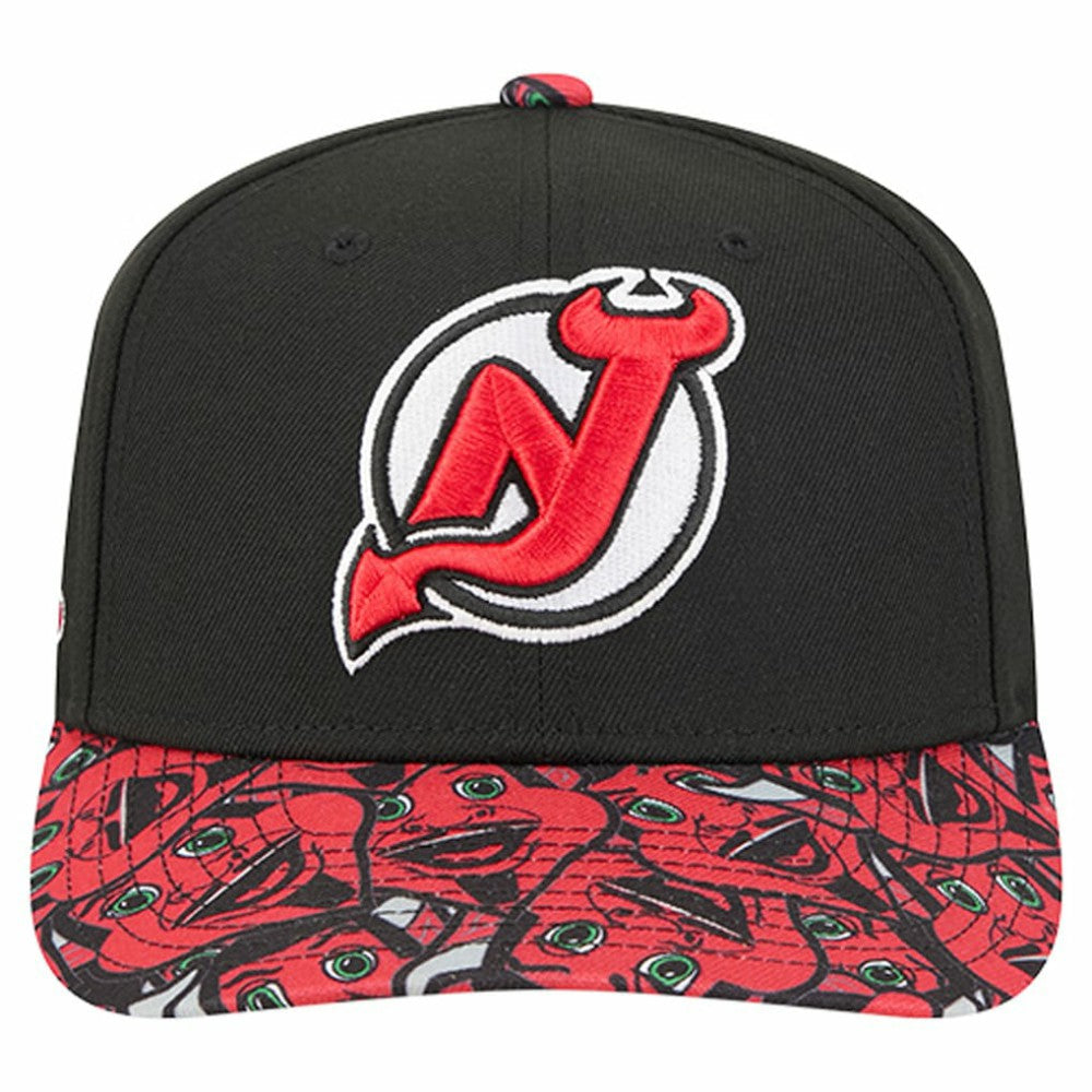 NHL New Jersey Devils New Era Mascot Visor 9SEVENTY Adjustable Hat - Black