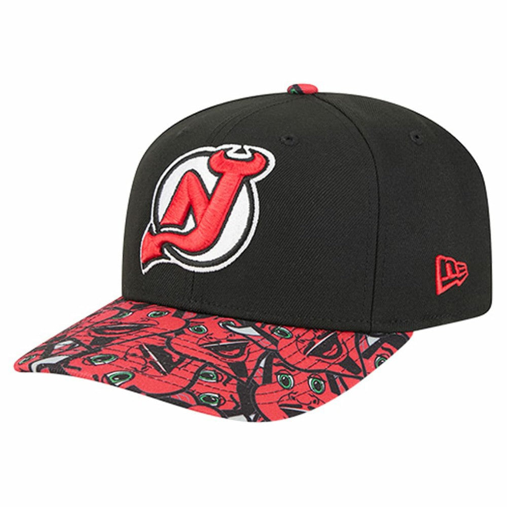 NHL New Jersey Devils New Era Mascot Visor 9SEVENTY Adjustable Hat - Black
