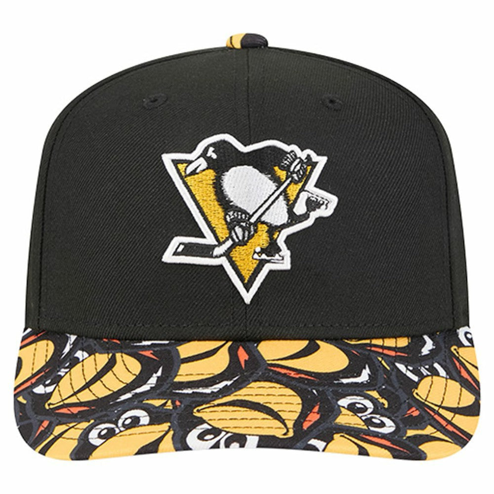 NHL Pittsburgh Penguins New Era Mascot Visor 9SEVENTY Adjustable Hat - Black