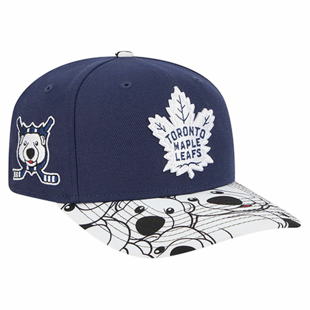NHL Toronto Maple Leafs New Era Mascot Visor 9SEVENTY Adjustable Hat - Blue