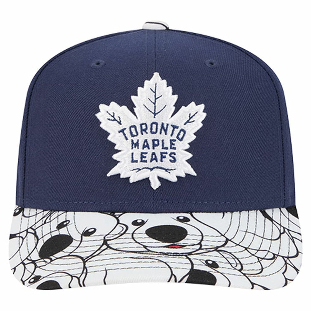 NHL Toronto Maple Leafs New Era Mascot Visor 9SEVENTY Adjustable Hat - Blue