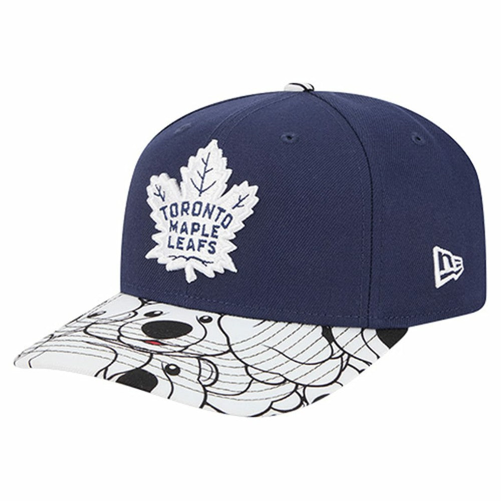 NHL Toronto Maple Leafs New Era Mascot Visor 9SEVENTY Adjustable Hat - Blue