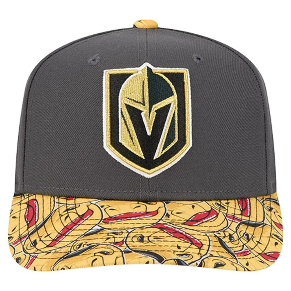 NHL Vegas Golden Knights New Era Mascot Visor 9SEVENTY Adjustable Hat - Grey