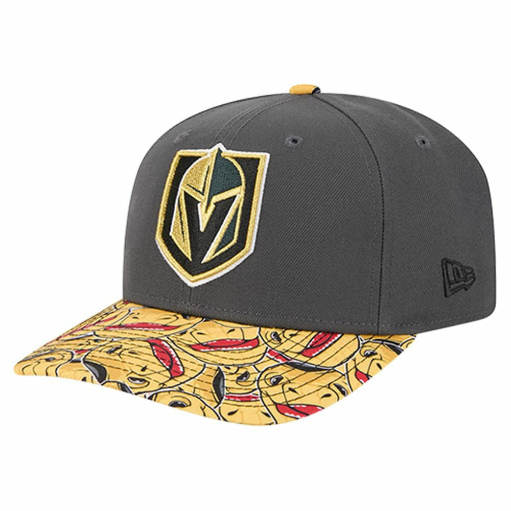 NHL Vegas Golden Knights New Era Mascot Visor 9SEVENTY Adjustable Hat - Grey