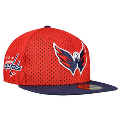 NHL Washington Capitals New Era Mesh Crown Two-Tone 59FIFTY Fitted Hat - Red/Navy