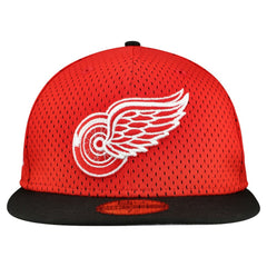 NHL Detroit Red Wings New Era Mesh Crown Two-Tone 59FIFTY Fitted Hat - Red/Black