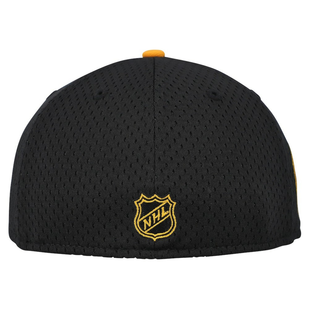 NHL Boston Bruins New Era Mesh Crown Two-Tone 59FIFTY Fitted Hat - Black/Gold