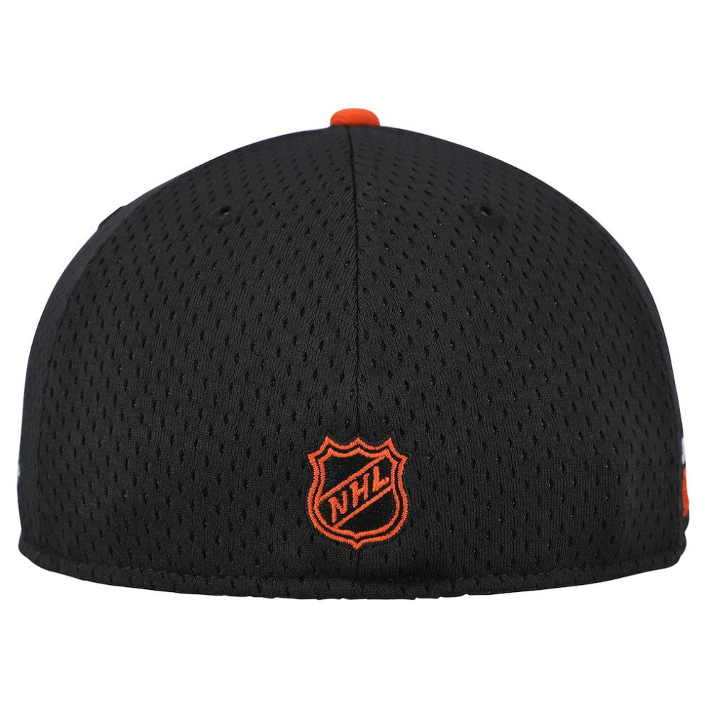 NHL Philadelphia Flyers New Era Mesh Crown Two-Tone 59FIFTY Fitted Hat - Black/Orange