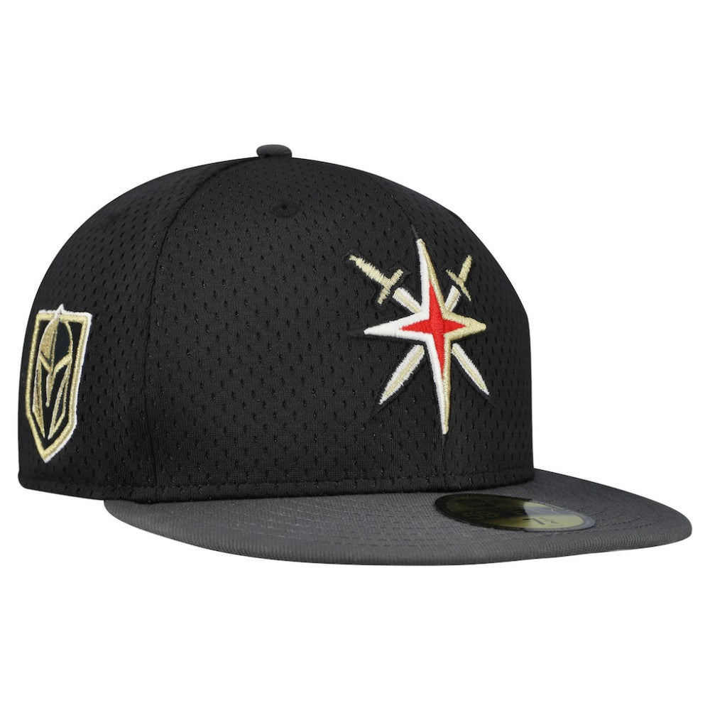 NHL Vegas Golden Knights New Era Mesh Crown Two-Tone 59FIFTY Fitted Hat - Black/Gray