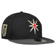 NHL Vegas Golden Knights New Era Mesh Crown Two-Tone 59FIFTY Fitted Hat - Black/Gray
