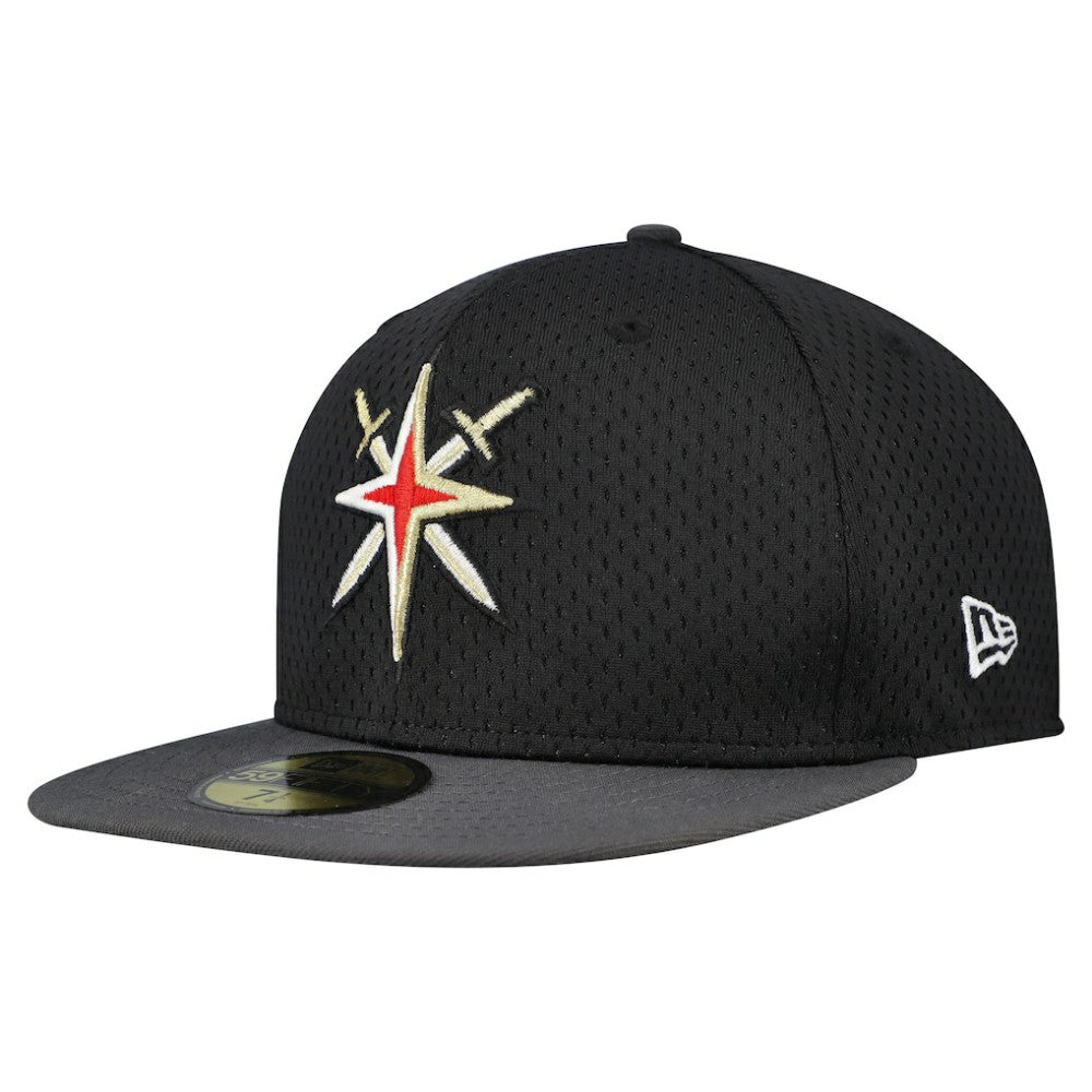 NHL Vegas Golden Knights New Era Mesh Crown Two-Tone 59FIFTY Fitted Hat - Black/Gray
