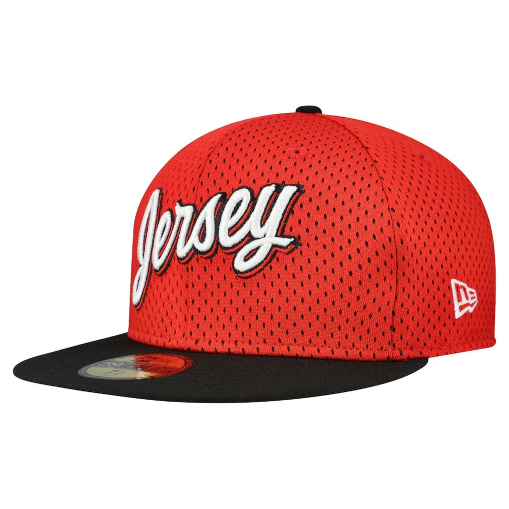 NHL New Jersey Devils New Era Mesh Crown Two-Tone 59FIFTY Fitted Hat - Red/Black