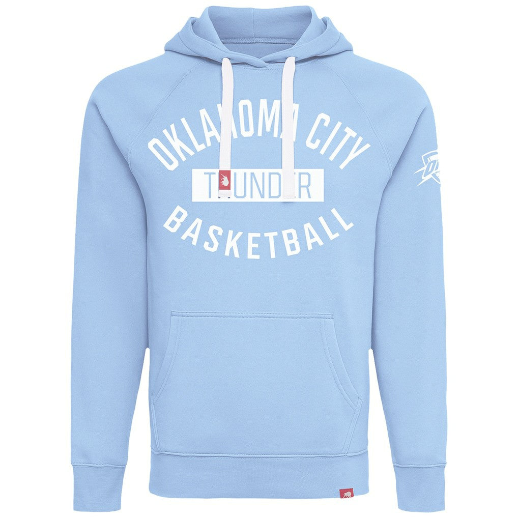 Oklahoma City Thunder Sportiqe Unisex Olsen Tri-Blend Pullover Hoodie Light Blue