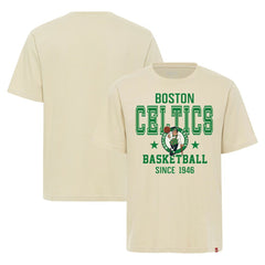 Boston Celtics Sportiqe Unisex Duke Premium T-Shirt Cream
