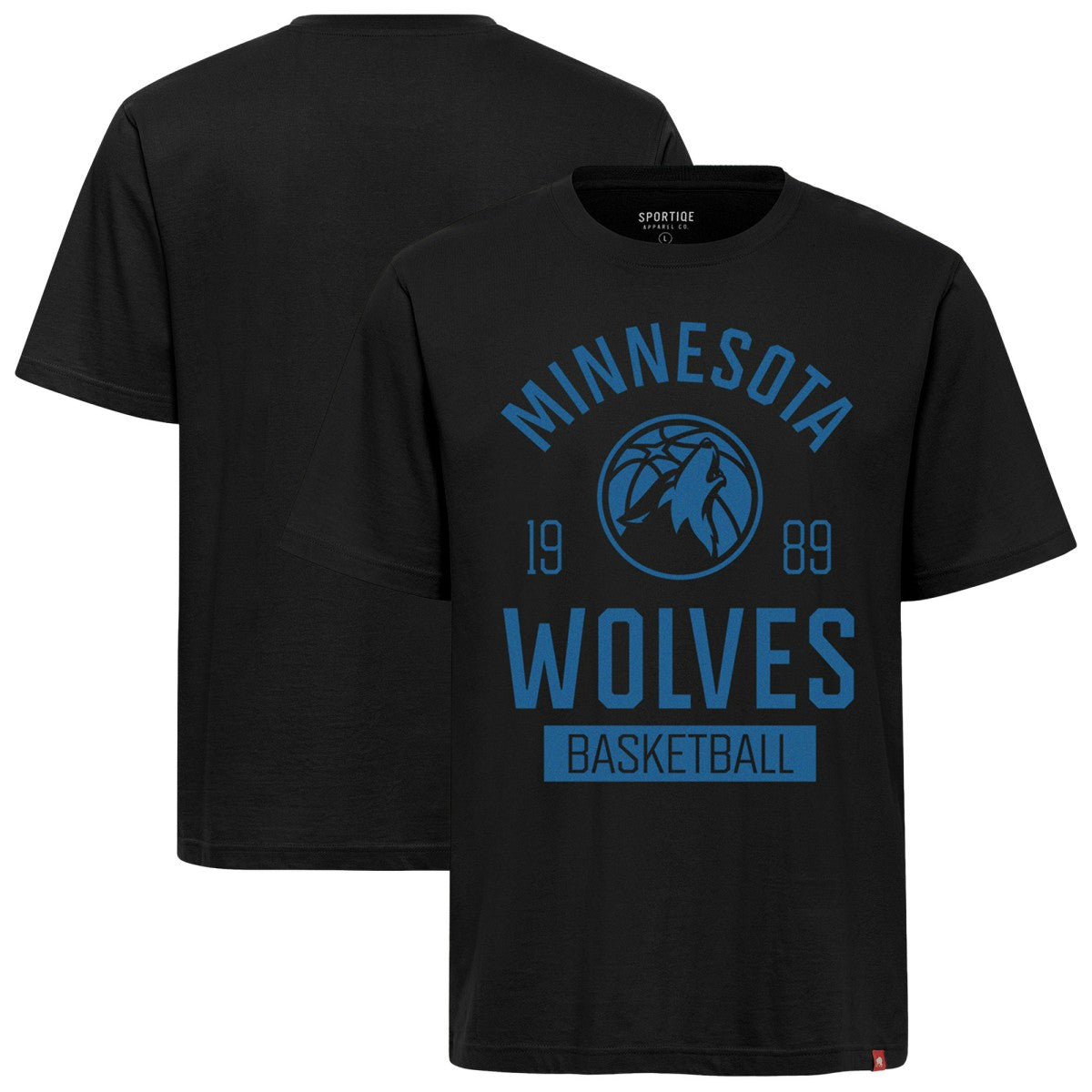 Minnesota Timberwolves Sportiqe Unisex Duke Premium T-Shirt Black