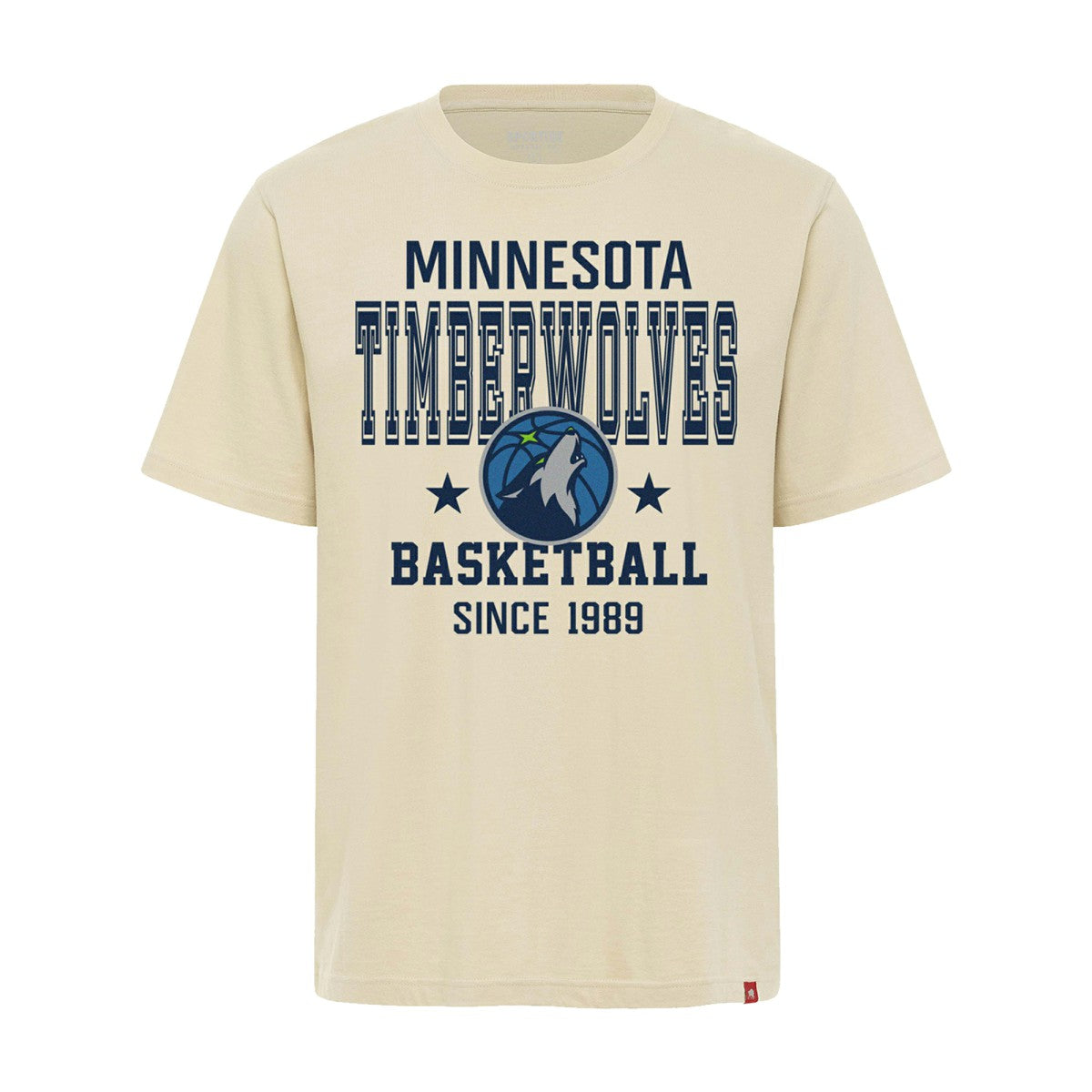 Minnesota Timberwolves Sportiqe Unisex Duke Premium T-Shirt Cream