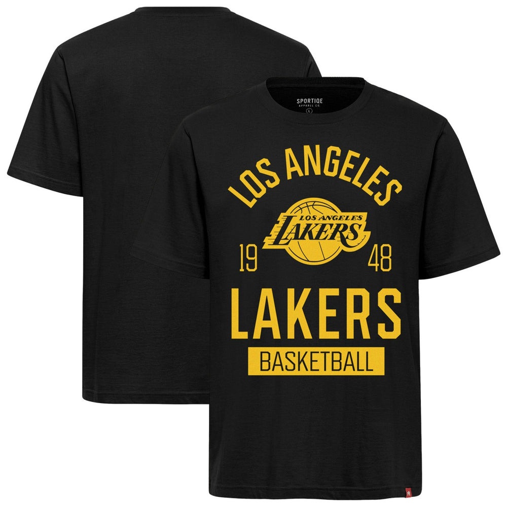 Los Angeles Lakers Sportiqe Unisex Duke Premium T-Shirt Black