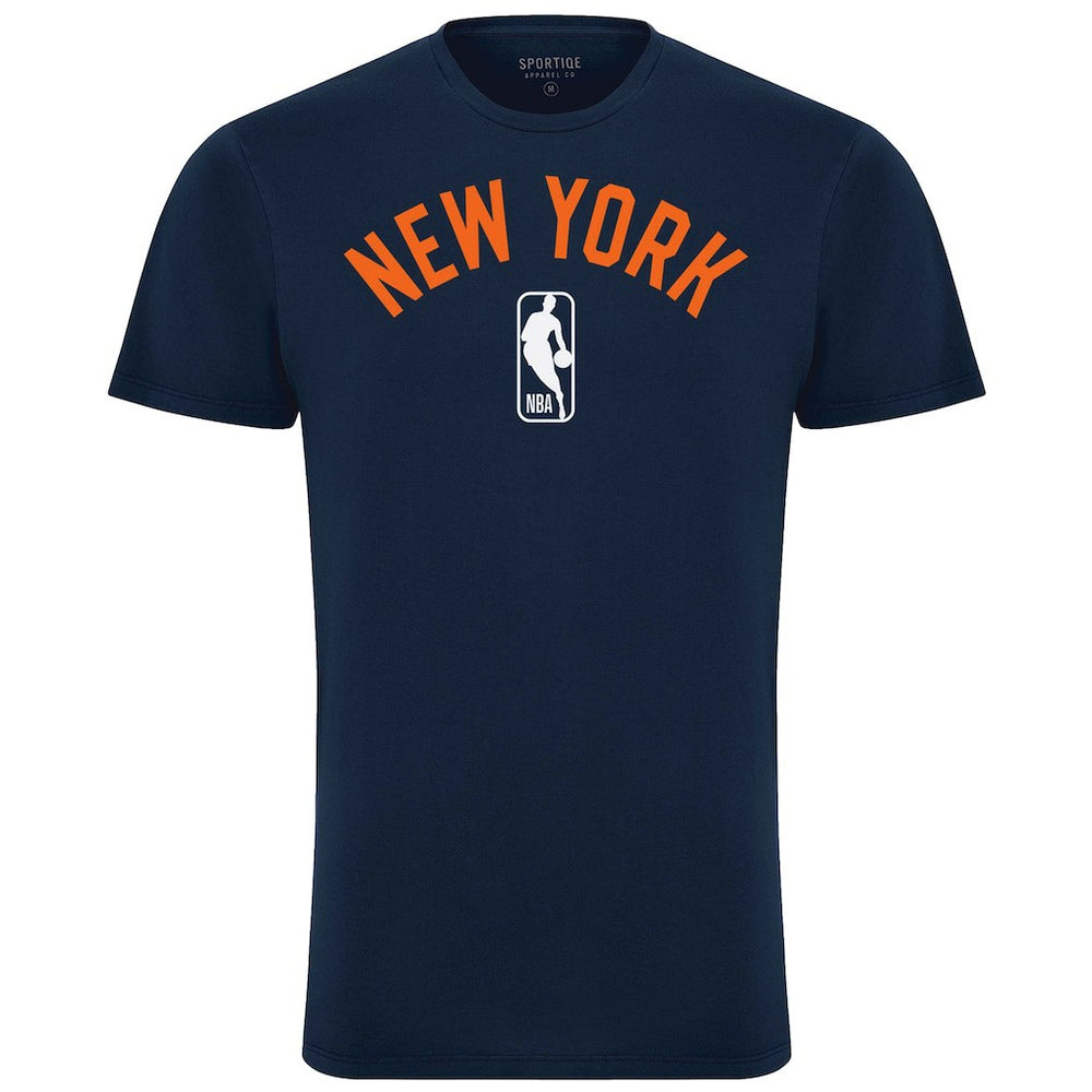 New York Knicks Sportiqe Unisex Bingham T-Shirt Navy