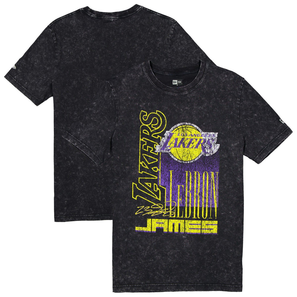 LeBron James Los Angeles Lakers Full Court Press Mineral Wash Player T-Shirt Black