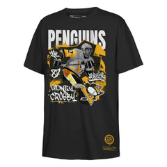 NHL Sidney Crosby Pittsburgh Penguins Mitchell & Ness Youth Photo Reel Graphic T-Shirt - Black