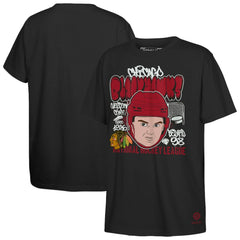 NHL Connor Bedard Chicago Blackhawks Mitchell & Ness Youth Caricature T-Shirt - Black