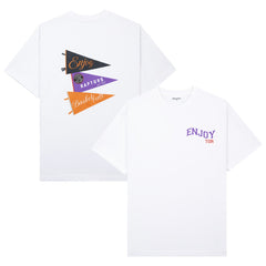 Enjoy Basketball x Toronto Raptors Unisex Hoop Enthusiast Capsule Collection T-Shirt - White