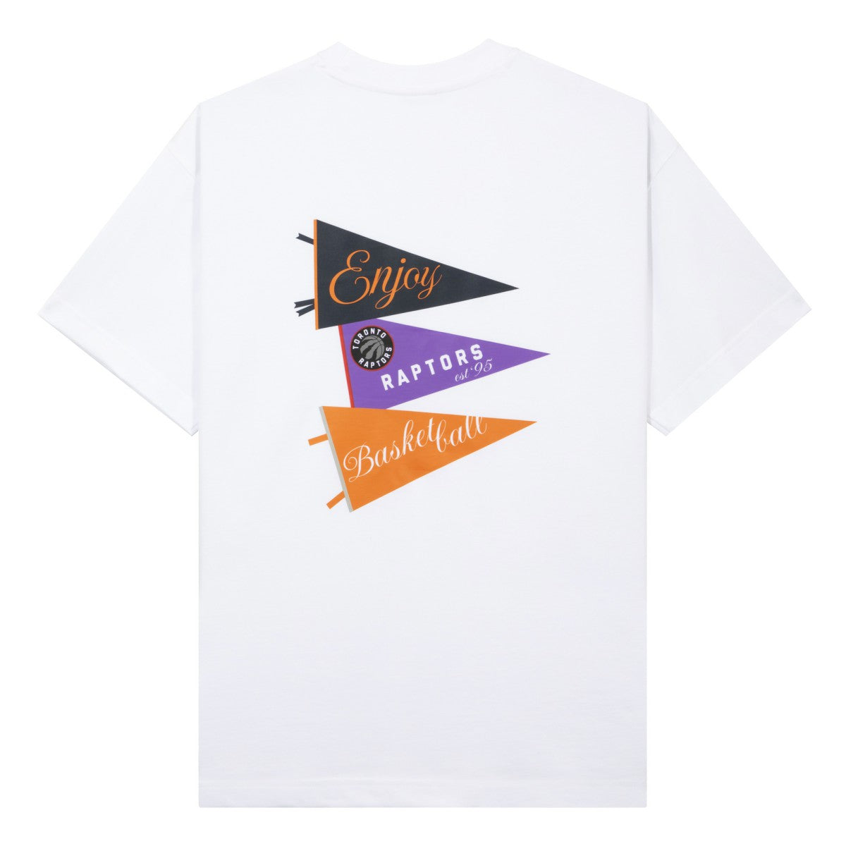 Enjoy Basketball x Toronto Raptors Unisex Hoop Enthusiast Capsule Collection T-Shirt - White