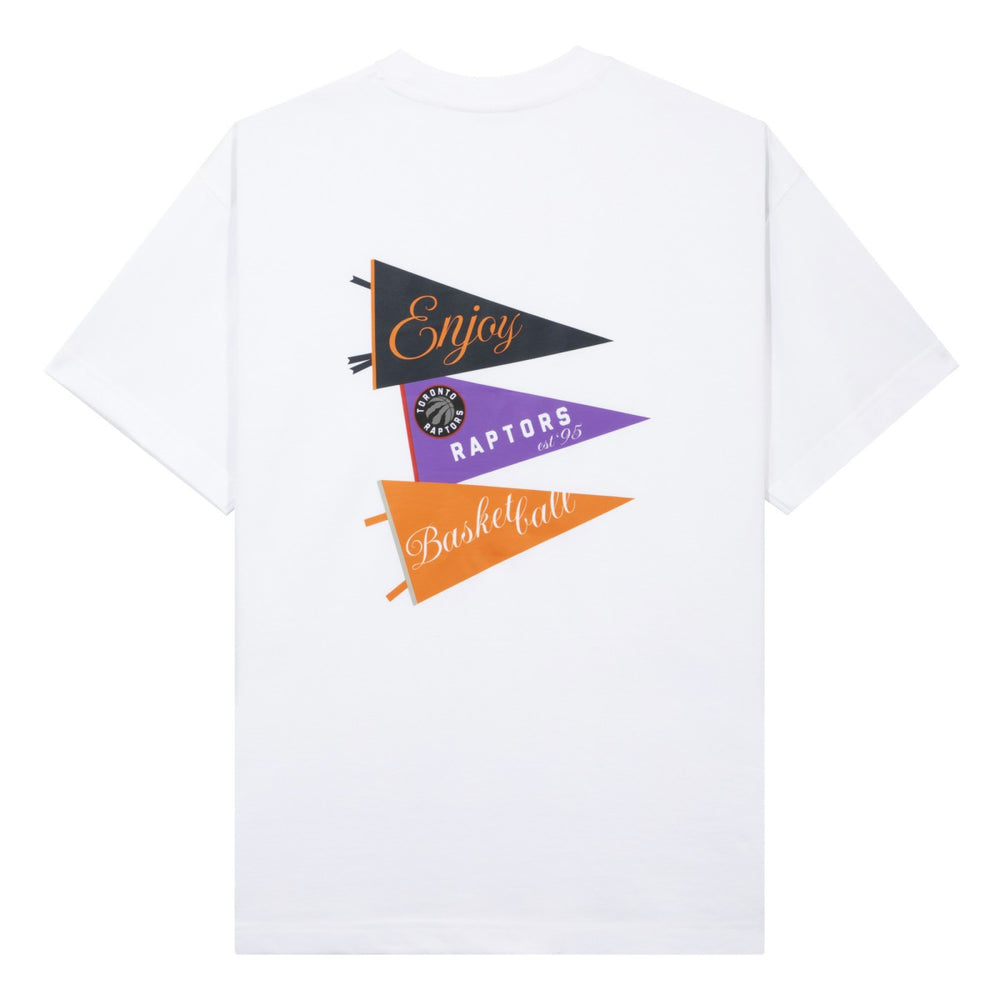 Enjoy Basketball x Toronto Raptors Unisex Hoop Enthusiast Capsule Collection T-Shirt - White