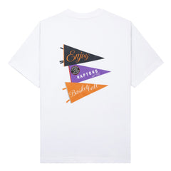 Enjoy Basketball x Toronto Raptors Unisex Hoop Enthusiast Capsule Collection T-Shirt - White