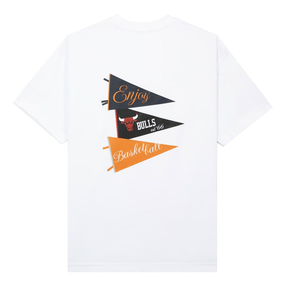 Enjoy Basketball x Chicago Bulls Unisex Hoop Enthusiast Capsule Collection T-Shirt - White