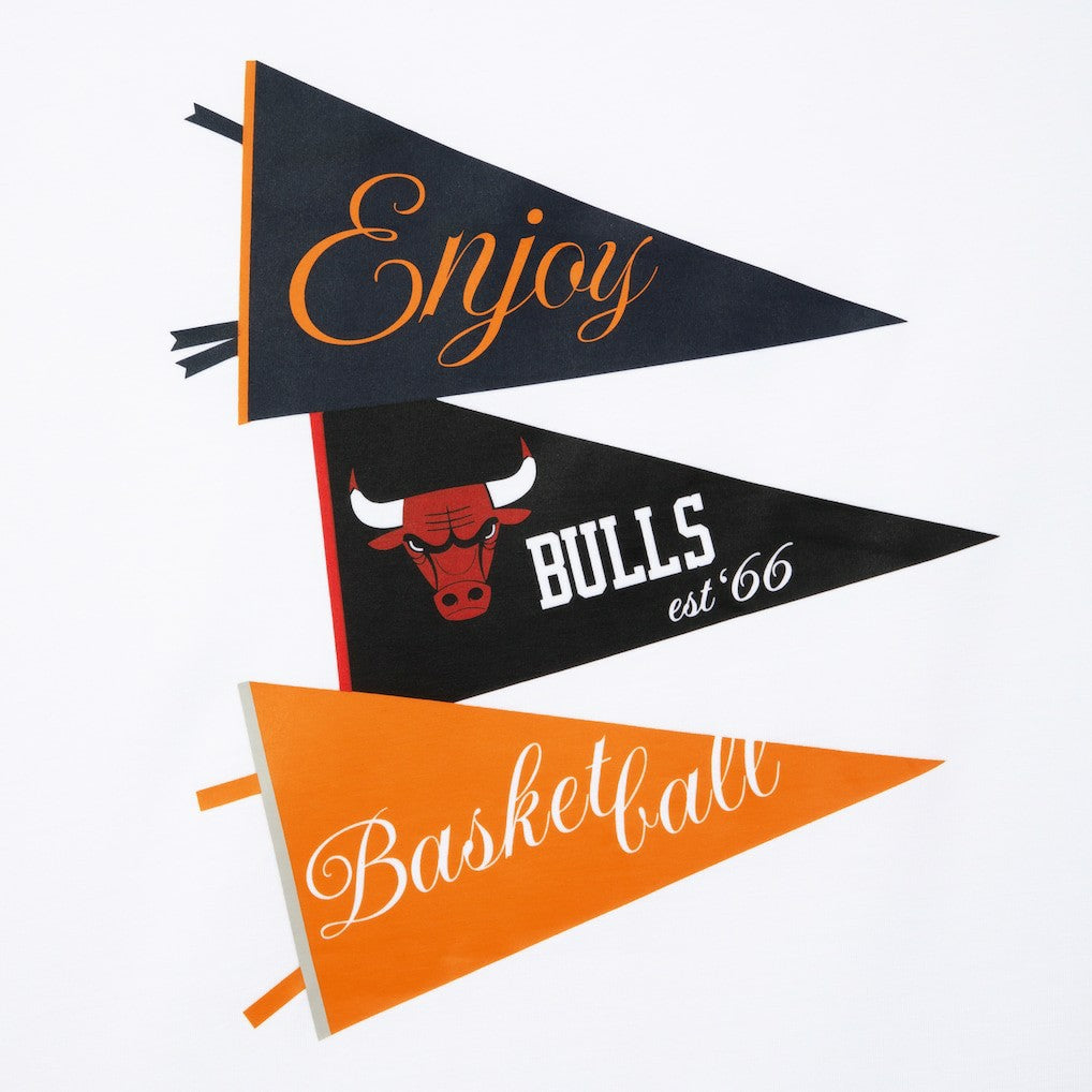 Enjoy Basketball x Chicago Bulls Unisex Hoop Enthusiast Capsule Collection T-Shirt - White