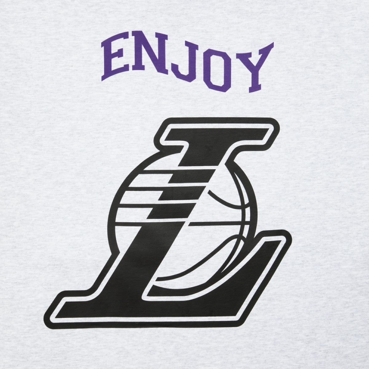 Enjoy Basketball x Los Angeles Lakers Unisex Hoop Enthusiast Capsule Collection Pullover Hoodie - Heather Gray