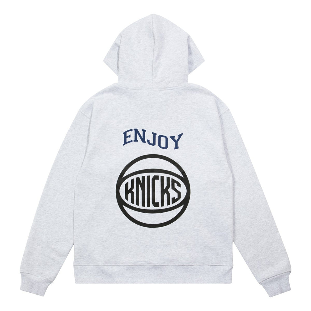 Enjoy Basketball x New York Knicks Unisex Hoop Enthusiast Capsule Collection Pullover Hoodie - Heather Gray