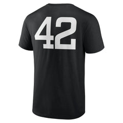 Baltimore Orioles Jackie Robinson Day Name & Number T-Shirt - Black T-shirts