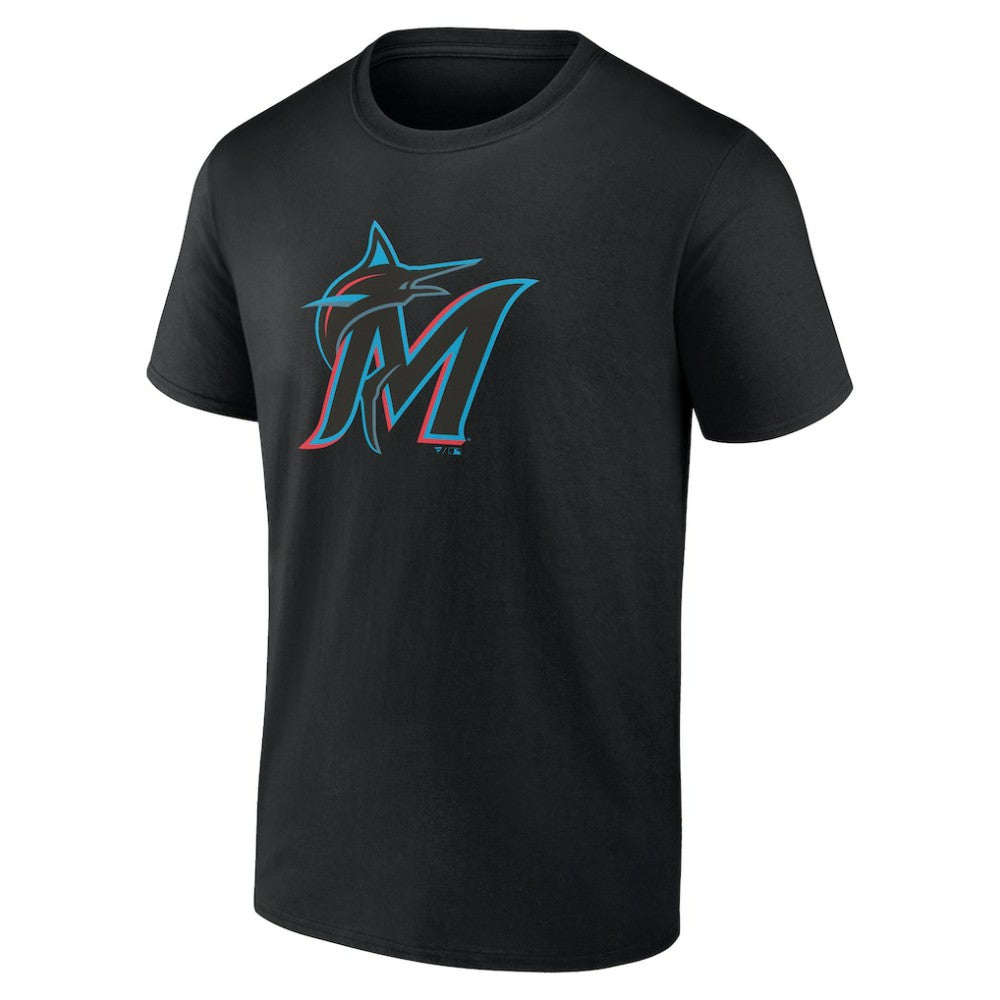 Miami Marlins Jackie Robinson Day Name & Number T-Shirt - Black T-shirts