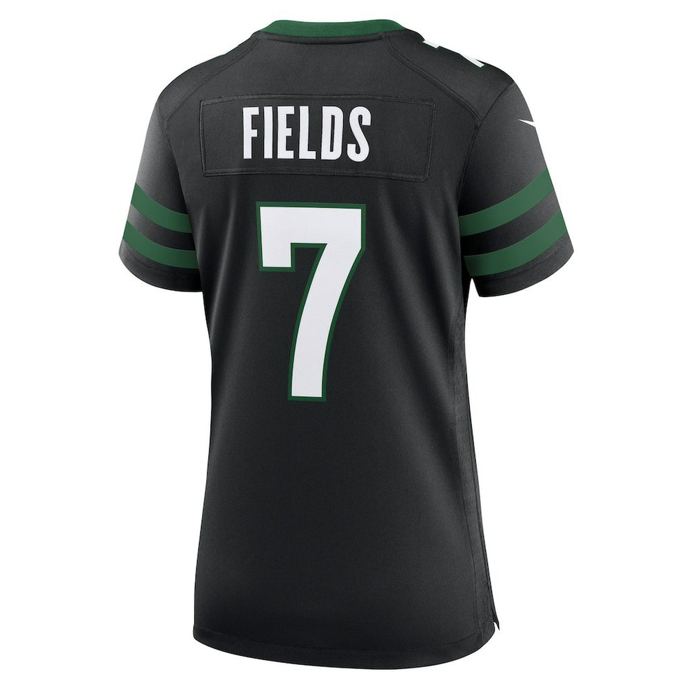 Justin Fields New York Jets Women's Alternate Game Jersey Black