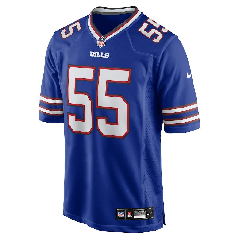 Michael Hoecht Buffalo Bills Team Game Jersey Royal