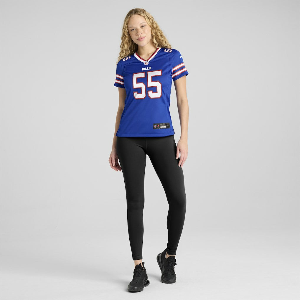 Michael Hoecht Buffalo Bills Women's Team Game Jersey Royal