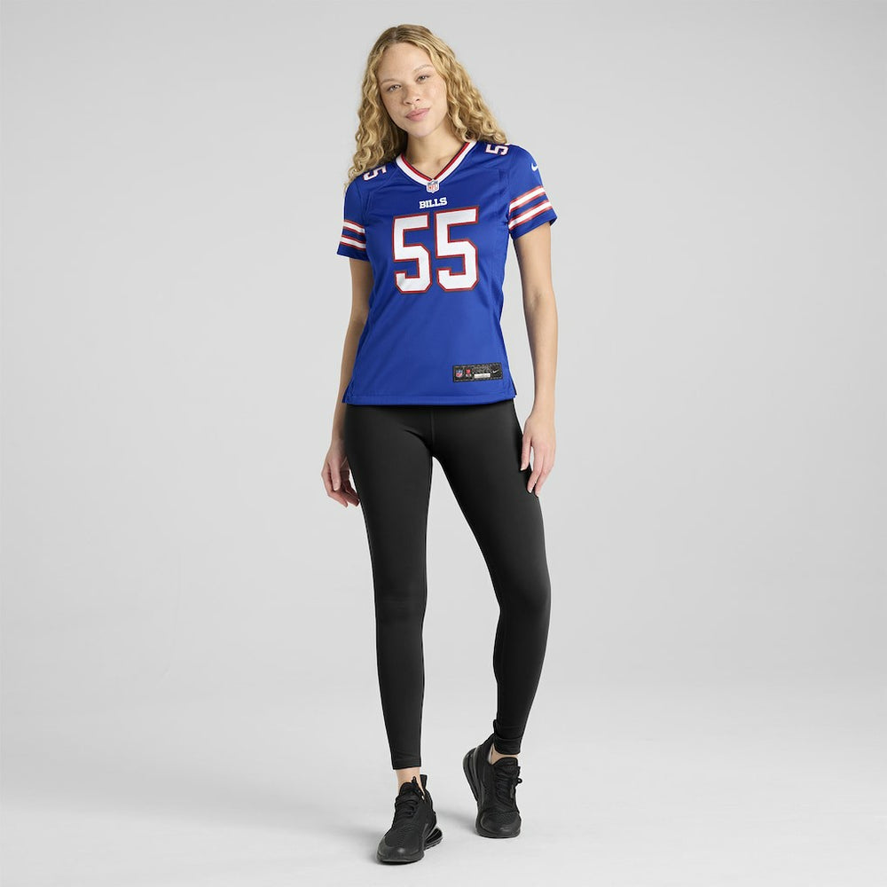Michael Hoecht Buffalo Bills Women's Team Game Jersey Royal