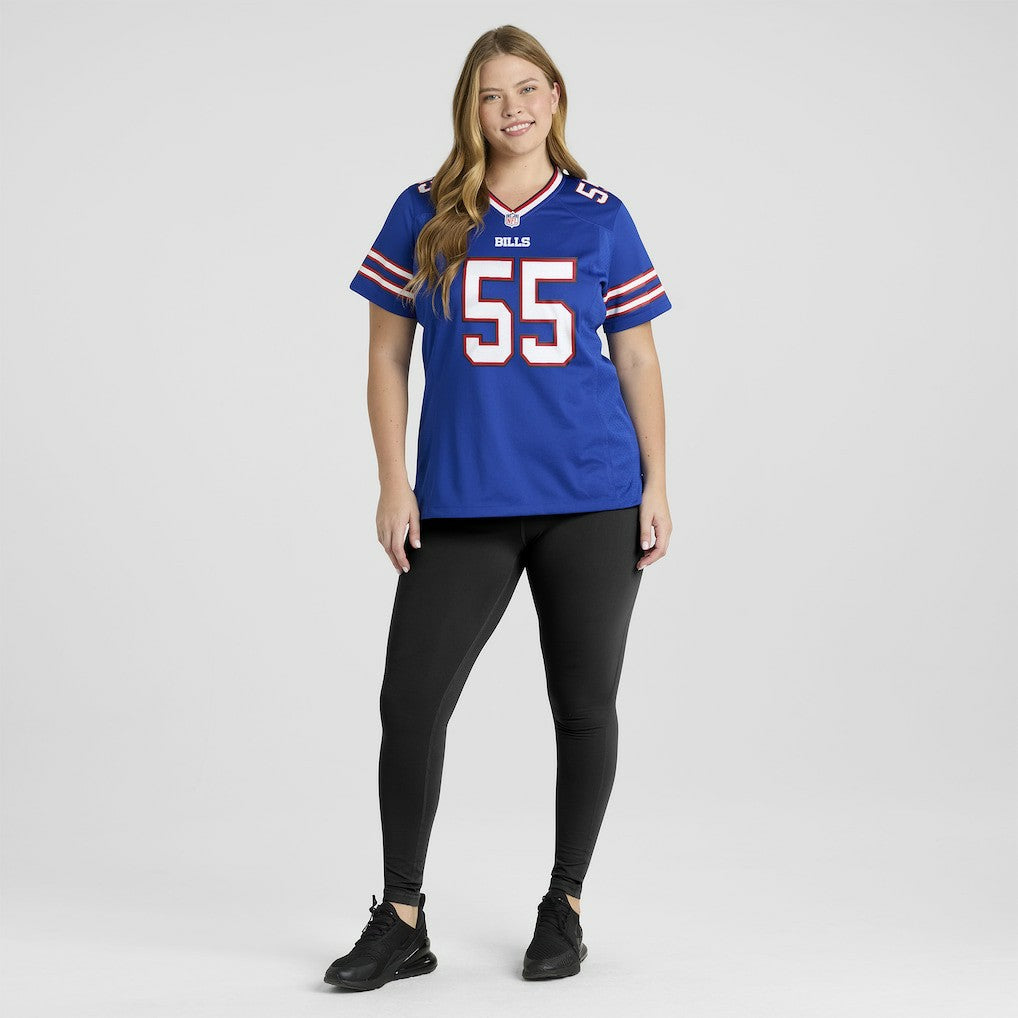 Michael Hoecht Buffalo Bills Women's Team Game Jersey Royal