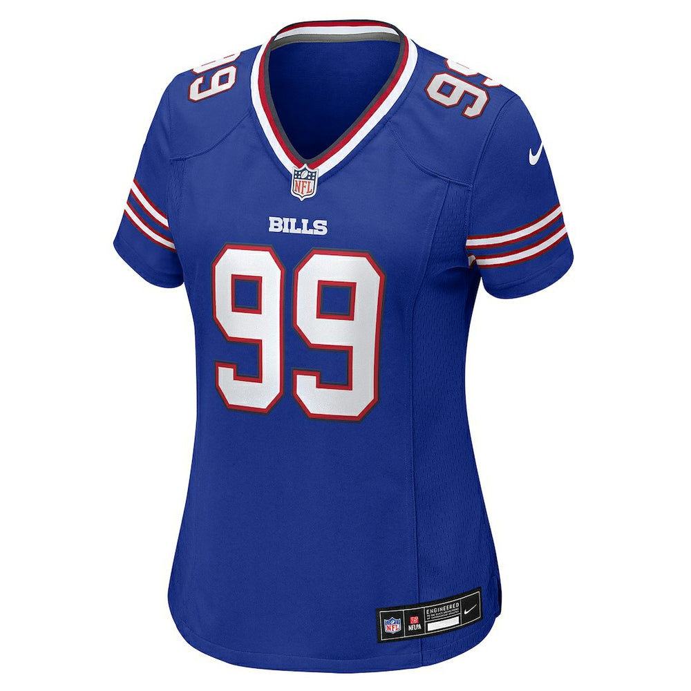 Larry Ogunjobi Buffalo Bills Women's Team Game Jersey Royal