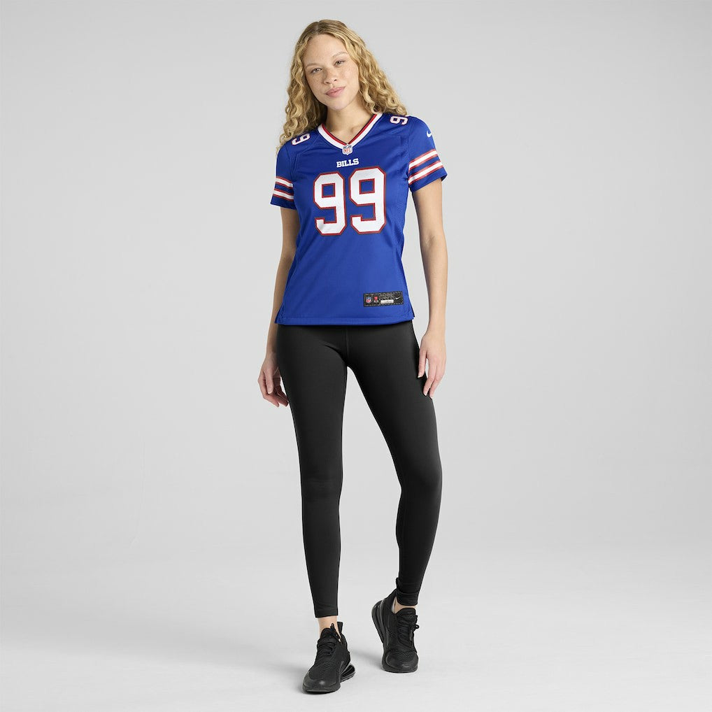 Larry Ogunjobi Buffalo Bills Women's Team Game Jersey Royal
