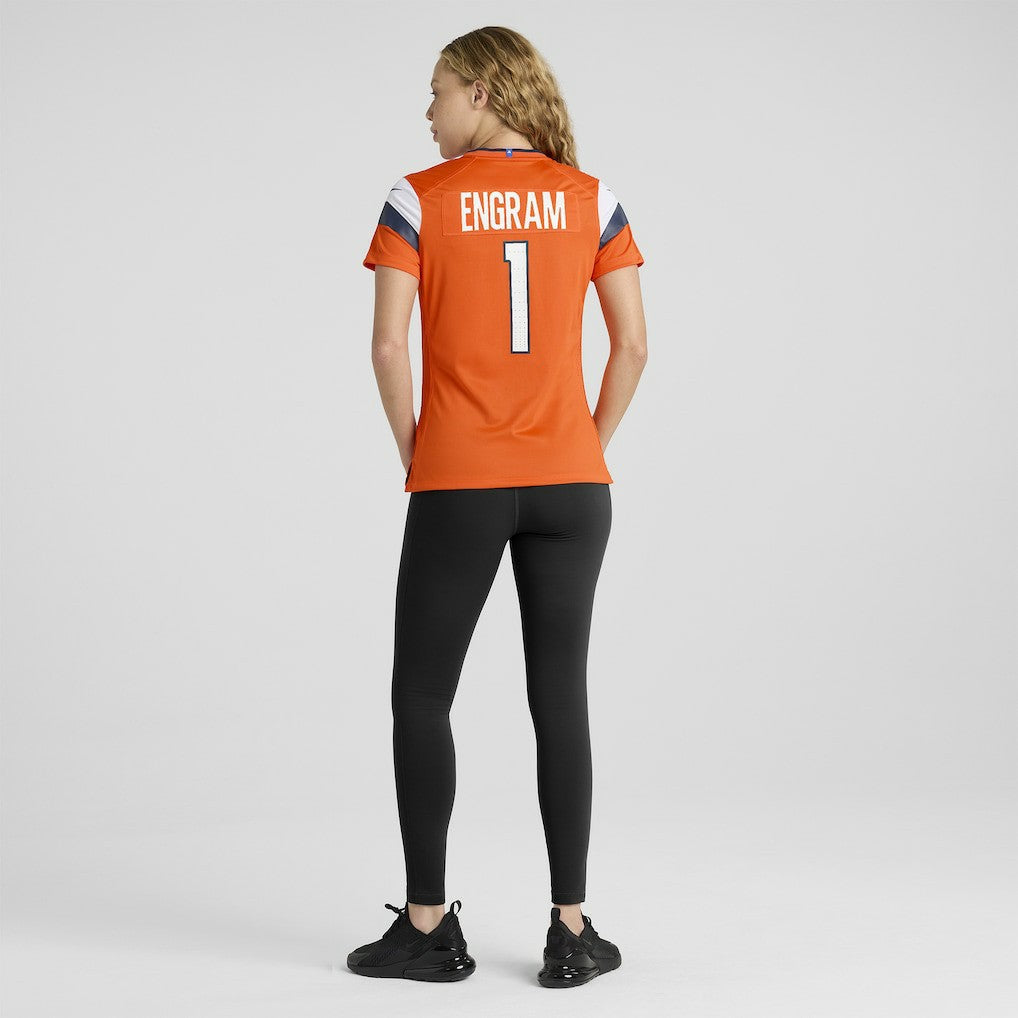 Evan Engram Denver Broncos Women's Team Game Jersey Orange