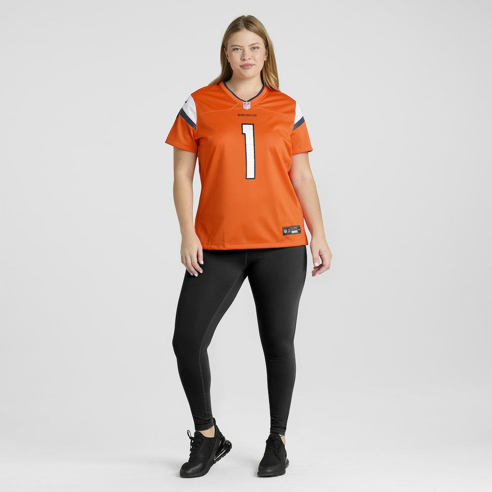 Evan Engram Denver Broncos Women's Team Game Jersey Orange