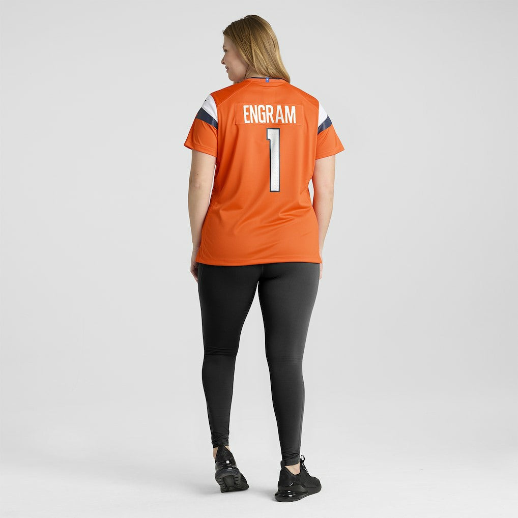 Evan Engram Denver Broncos Women's Team Game Jersey Orange