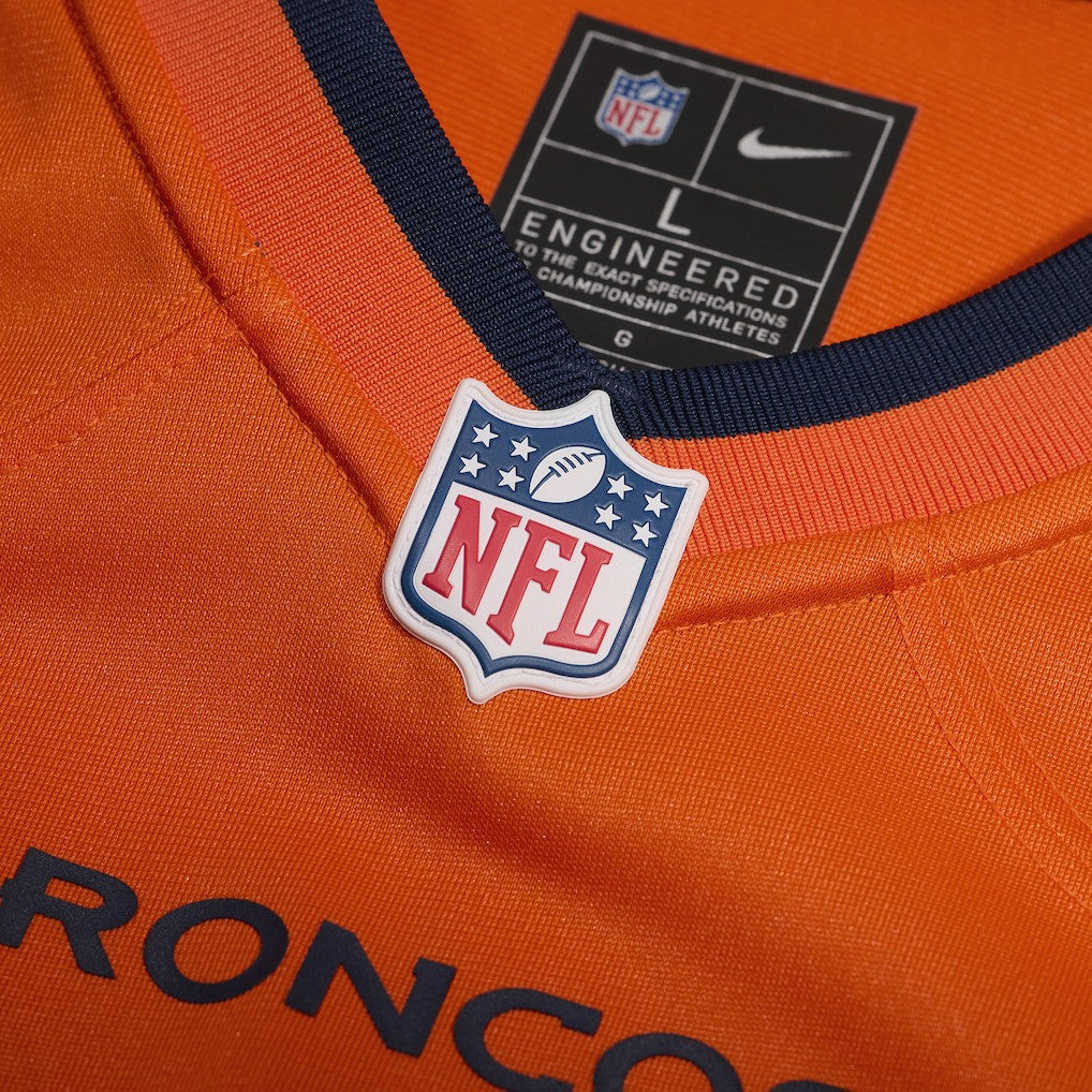 Talanoa Hufanga Denver Broncos Team Game Jersey Orange